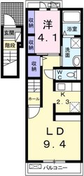 エル　メームの物件間取画像